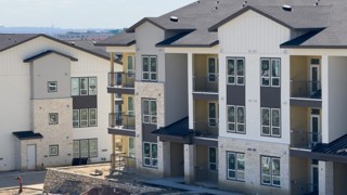 Apartment complex exterior related to apartment injury lawyer claims for unsafe property conditions.